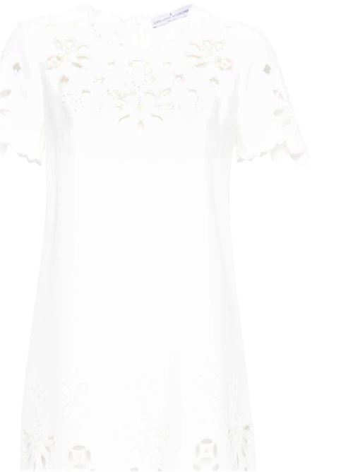 White cotton blend dress Ermanno Scervino | D442Q325ILM14800